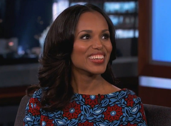 Kerry Washington, Jimmy Kimmel Kerry Washington, Jimmy Kimmel